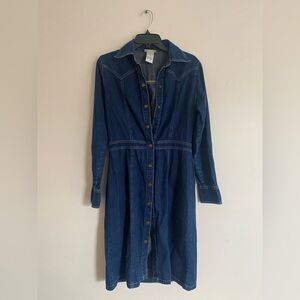 Henne Blue Cotton Dress